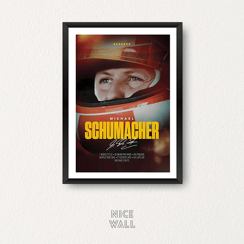 Cuadro Michael Schumacher Poster