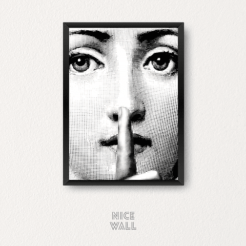 Cuadro Fornasetti Silencio