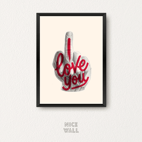 Cuadro  I Love You Hater