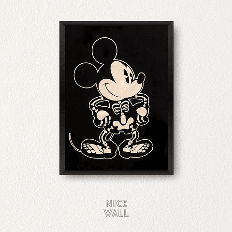 Cuadro Mickey Rayos X