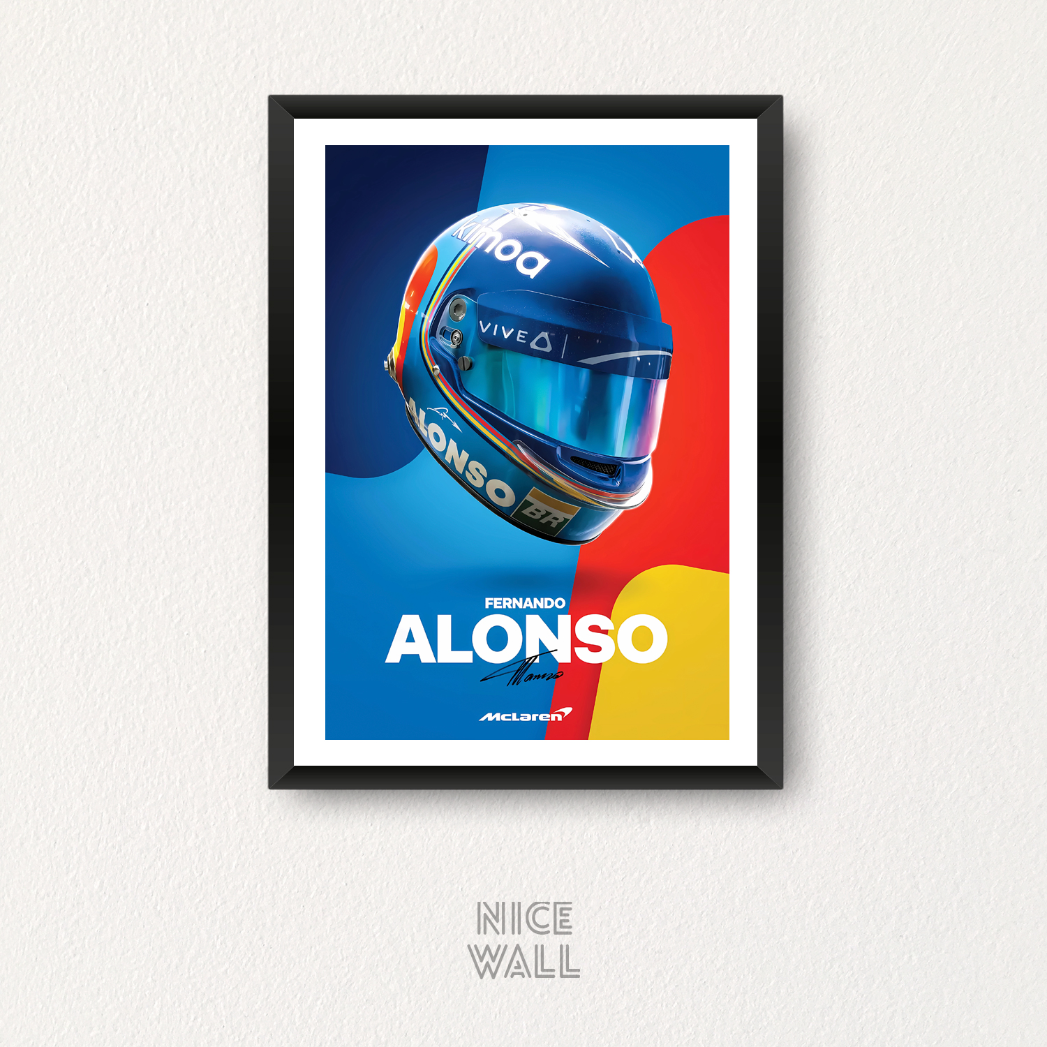 Cuadro Fernando Alonso Casco