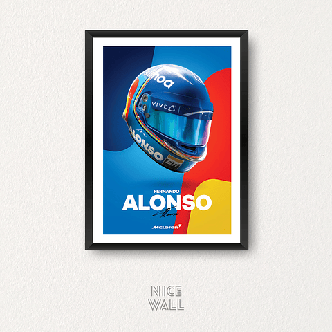 Cuadro Fernando Alonso Casco