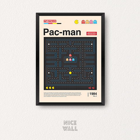 Cuadro Poster Pac Man