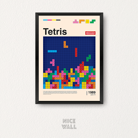 Cuadro Poster Tetris