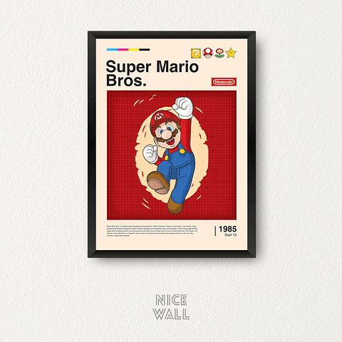 Cuadro Poster Super Mario Bros