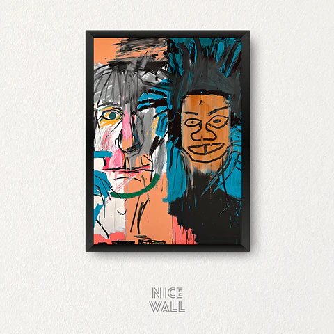 Cuadro Jean-Michel Basquiat Warhol and Basquiat
