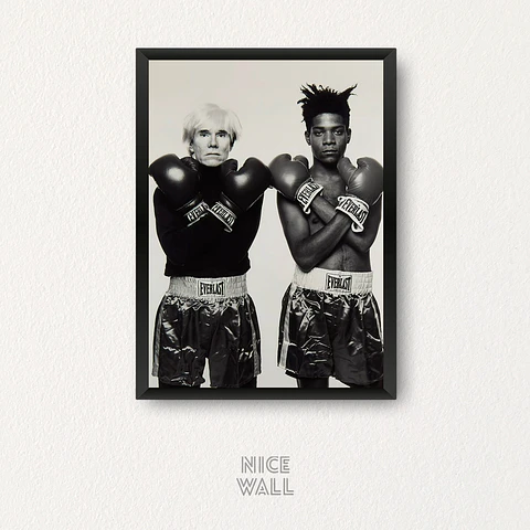 Cuadro Jean-Michel Basquiat Warhol and Basquiat Boxeadores