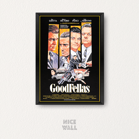 Cuadro Poster Goodfellas Ilustrado Uno