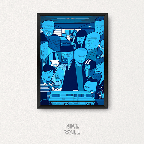 Cuadro Breaking Bad Ilustración