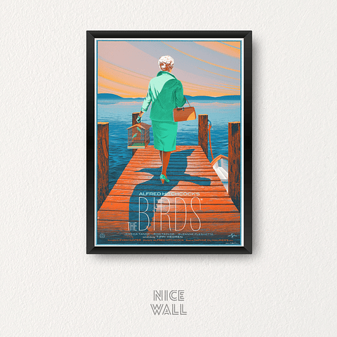 Cuadro Poster The Birds Hitchcock`s