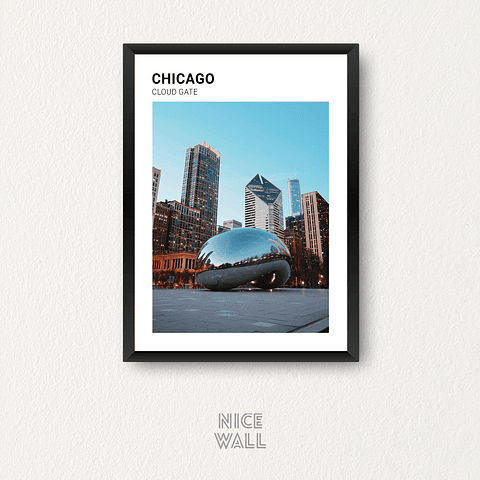 Cuadro Cloud Gate Chicago