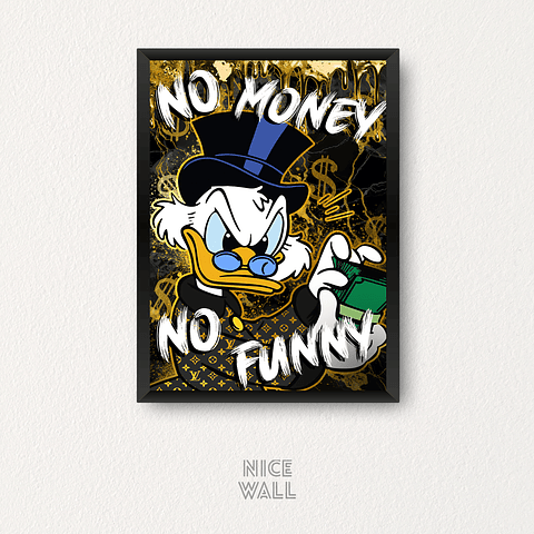 Cuadro No Money No Funny