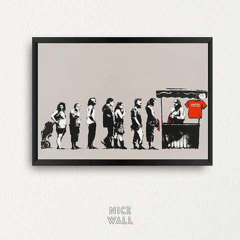 Cuadro Banksy Destroy Capitalism