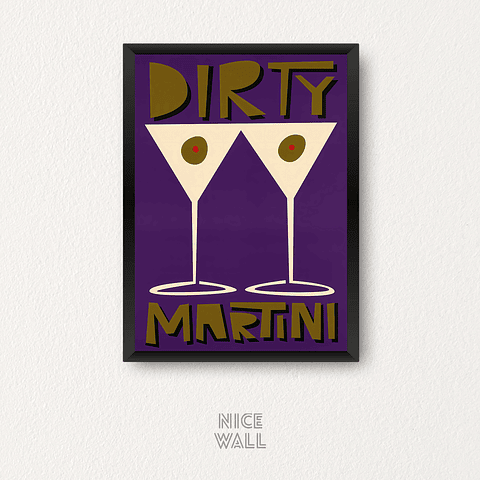 Cuadro Dirty Martini