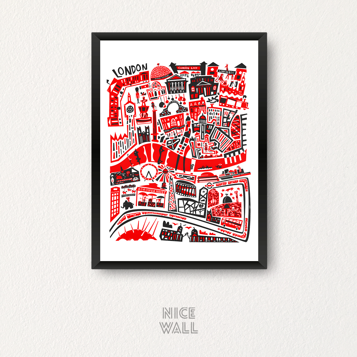 Cuadro Londres Ilustrado