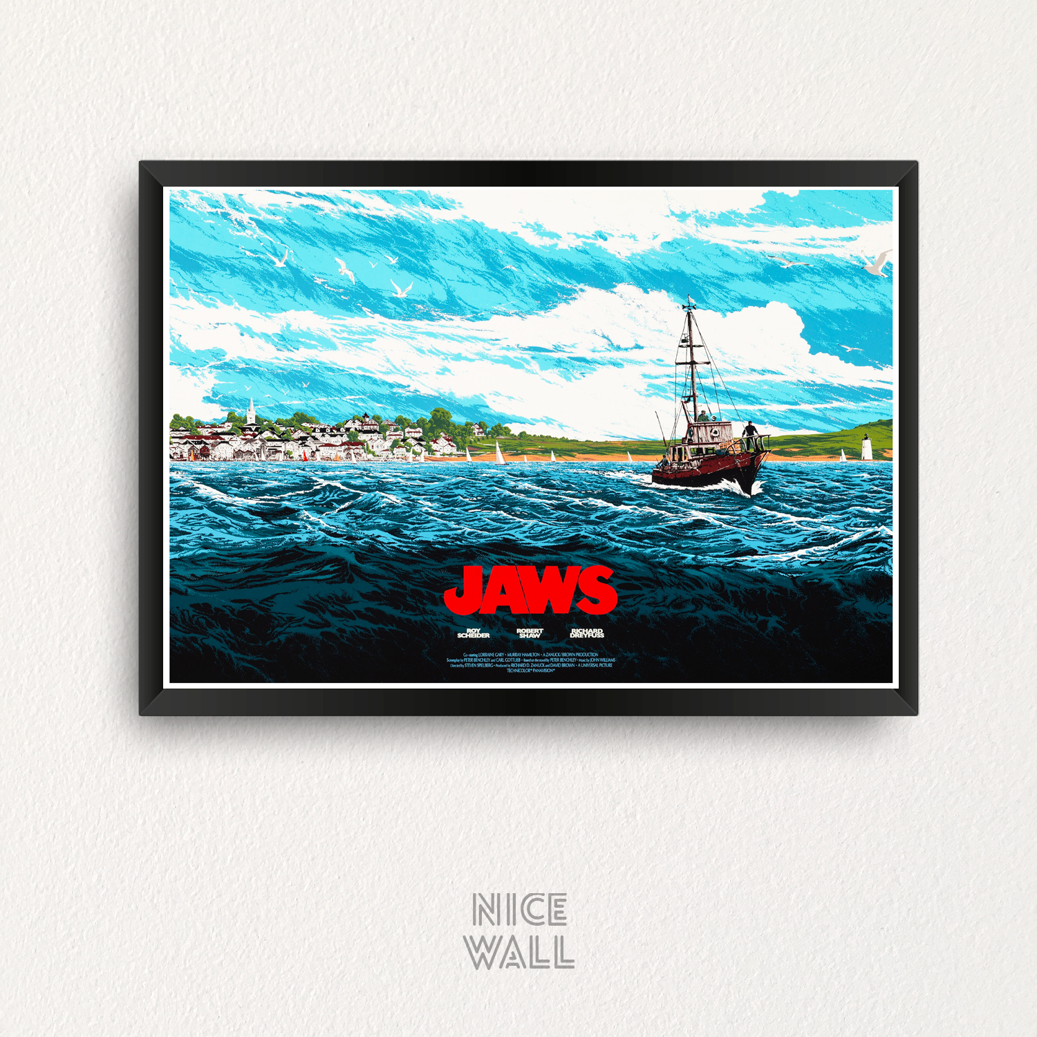 Cuadro Jaws Poster Dos
