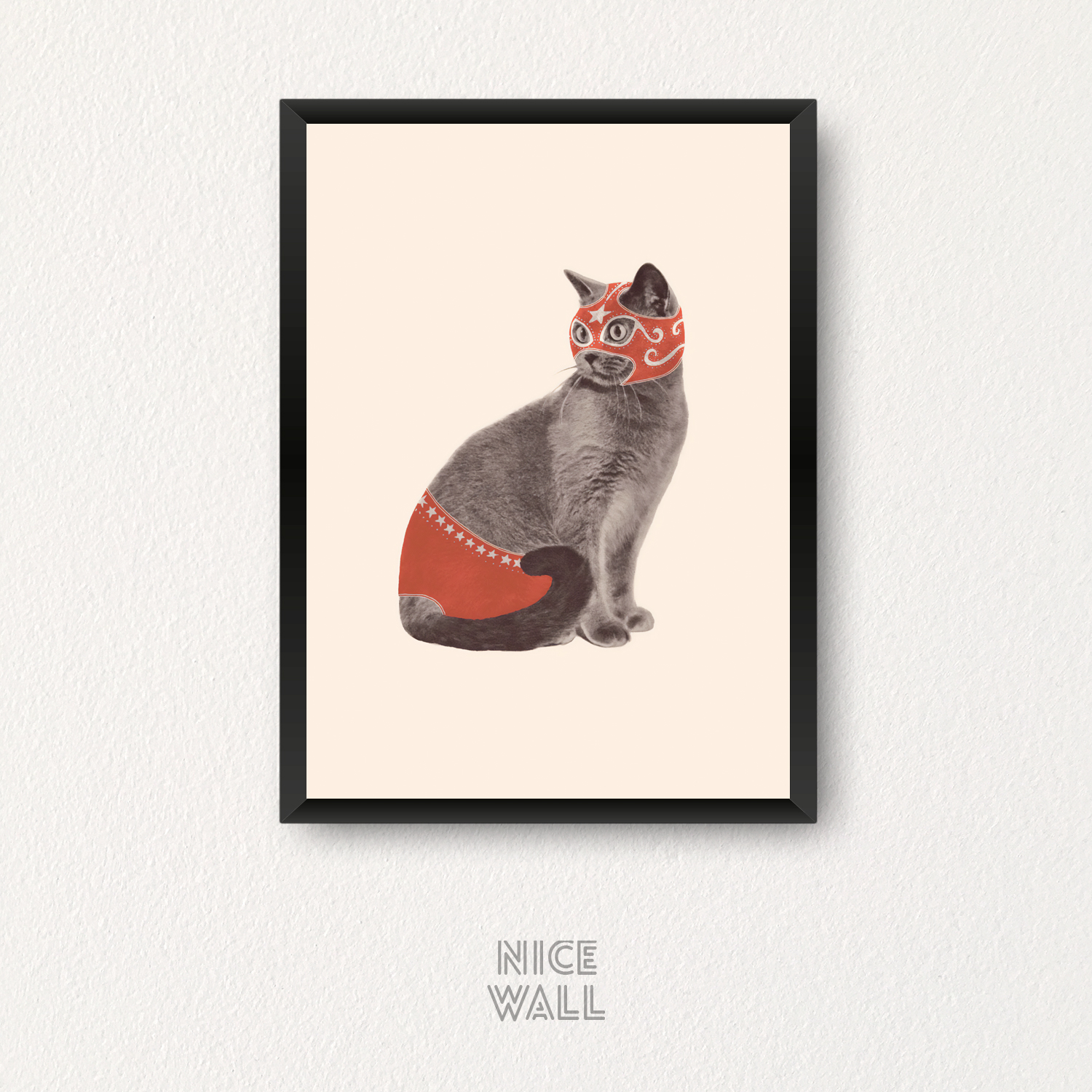 Cuadro Gato Luchador