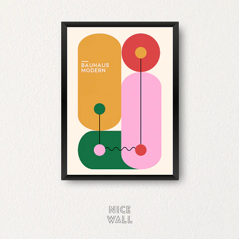 Cuadro Modern Bauhaus