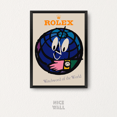 Cuadro Rolex Watchword Of The World