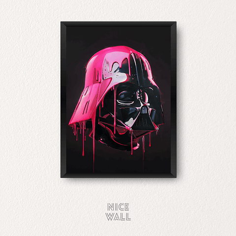 Cuadro Vader Rosado