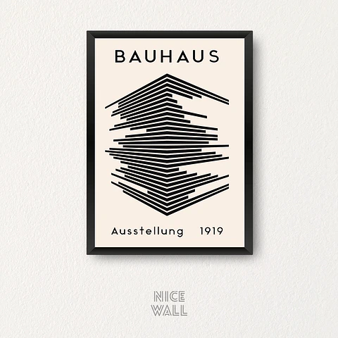 Cuadro Bauhaus Ausstellung 1919