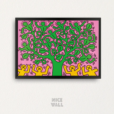 Cuadro Keith Haring Tree of Life