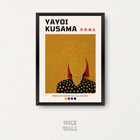 Cuadro Yayoi Kusama Musee D`art Moderne De La Villa De Paris