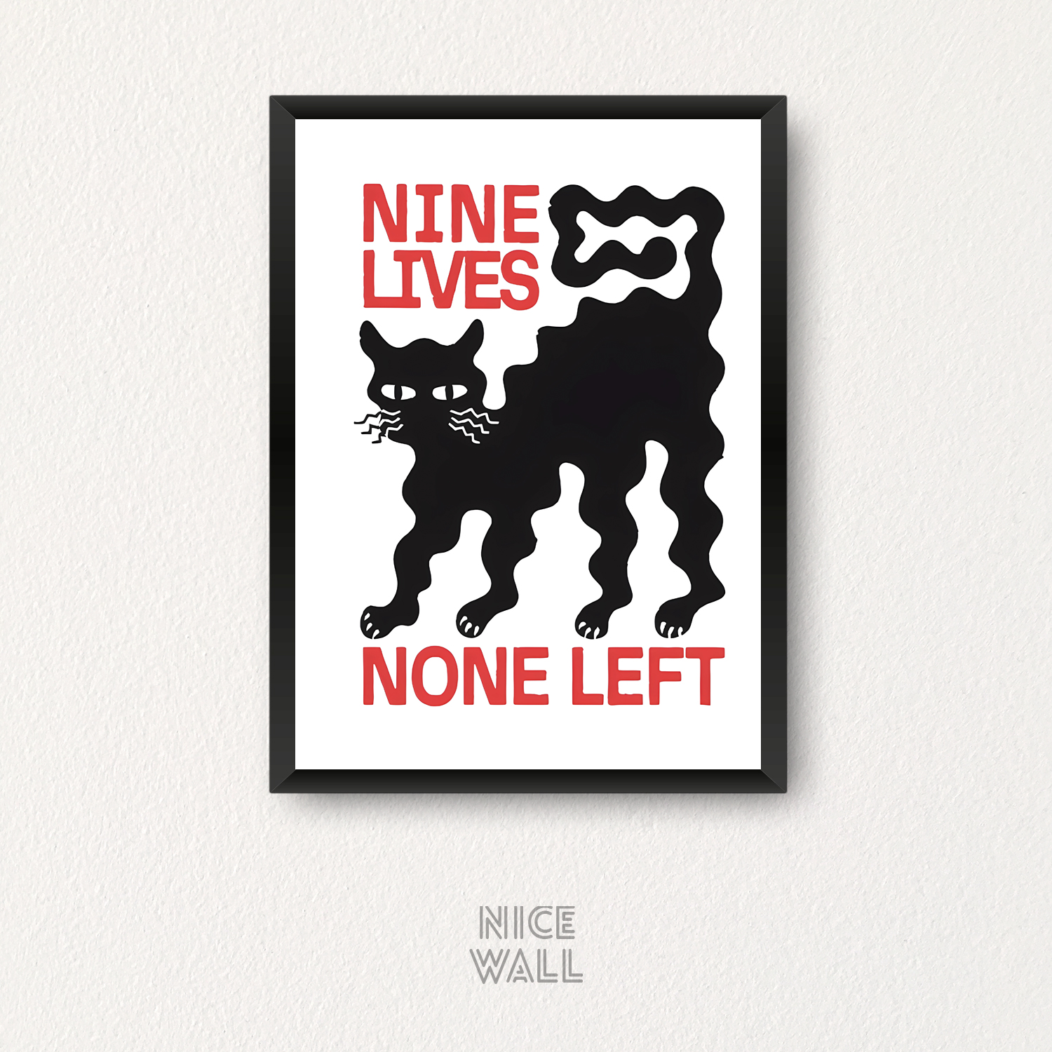 Cuadro Nine Lives None Left