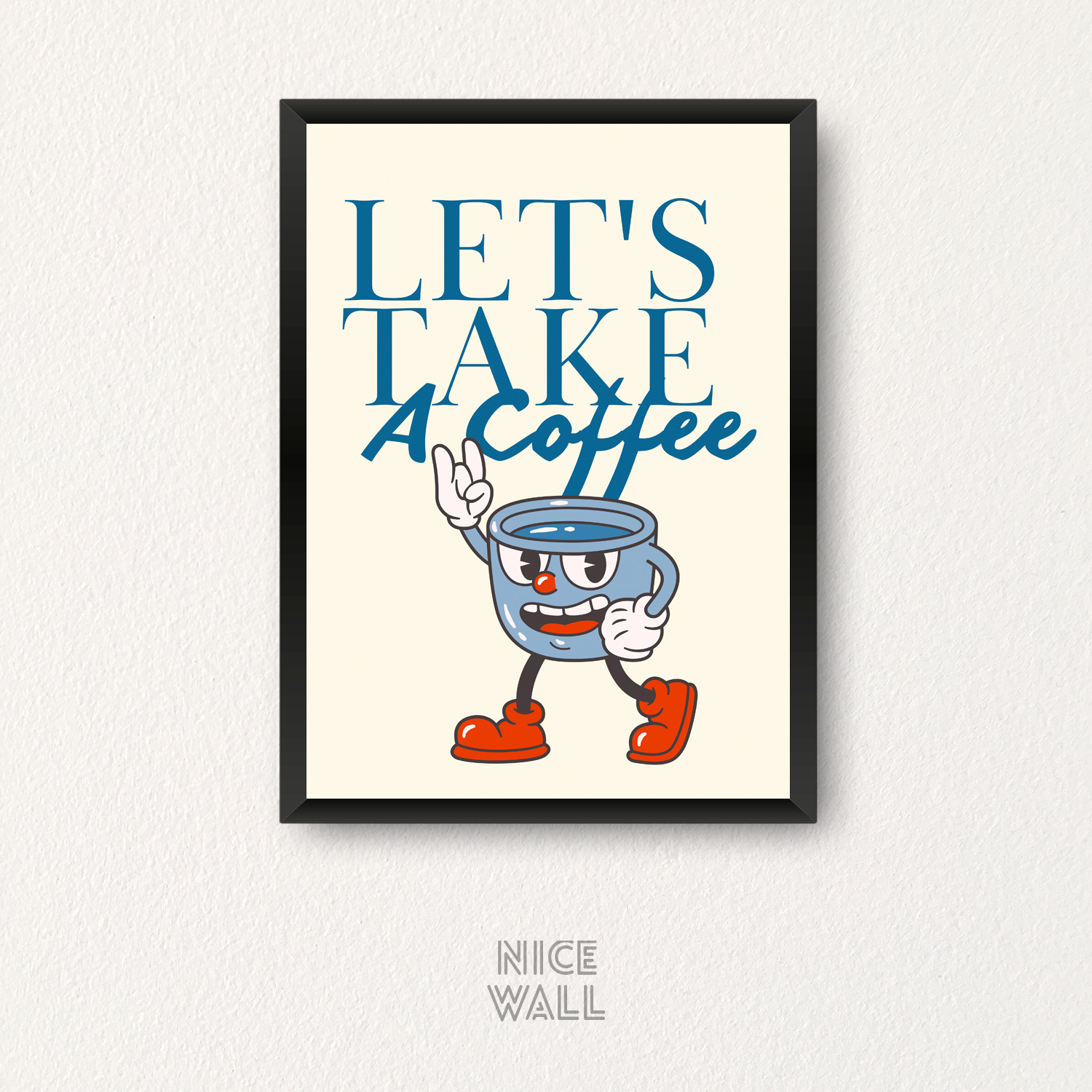 Cuadro Lets Take A Coffe