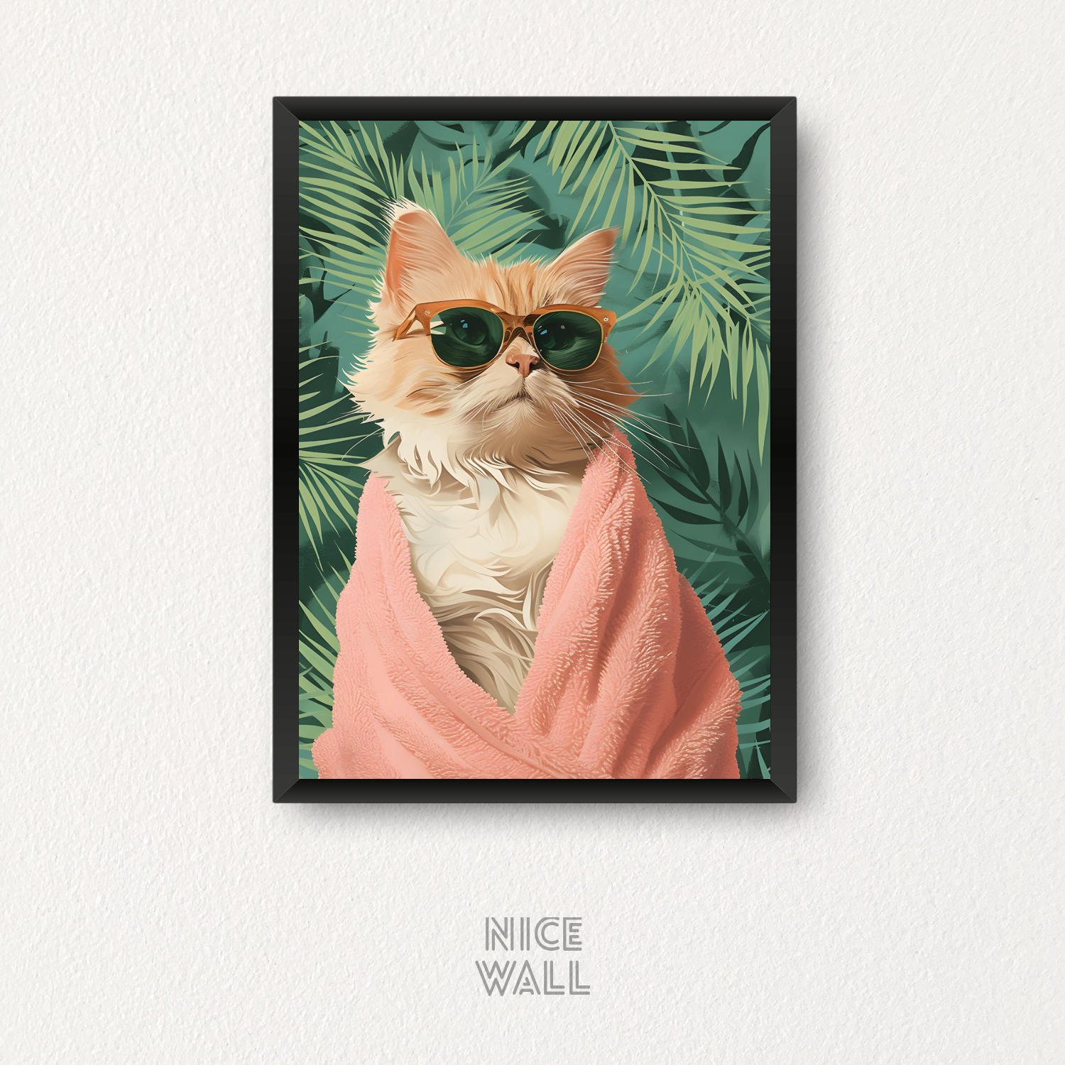 Cuadro Gato Anteojos