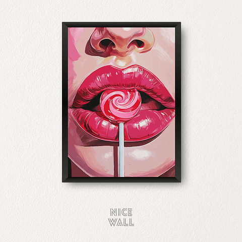 Cuadro Labios Candy