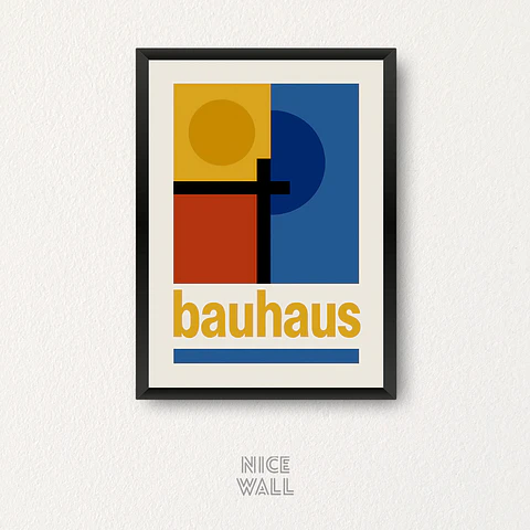 Cuadro Bauhaus Geometric