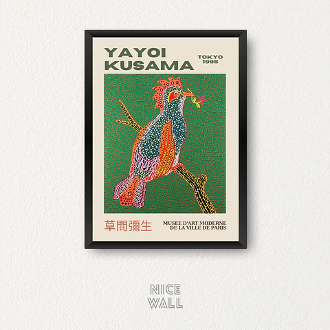 Yayoi Kusama D`art Moderne De La Villa De Paris Pájaro