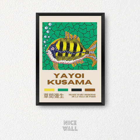 Yayoi Kusama D`art Moderne De La Villa De Paris Pez