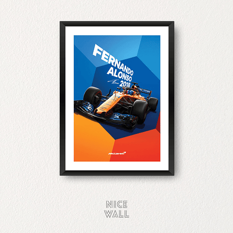 Cuadro Fernando Alonso 2018