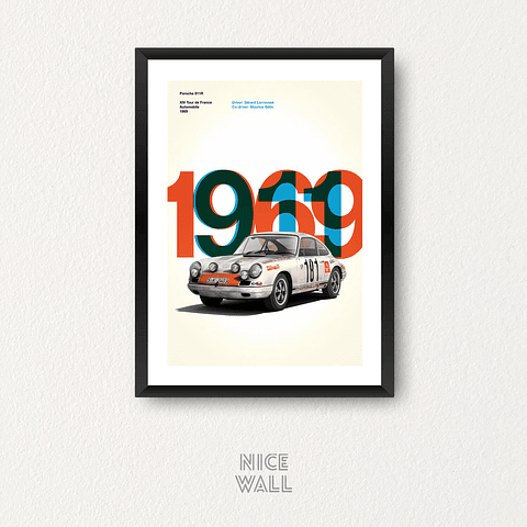 Cuadro Porsche 911 R XIV Tour De France