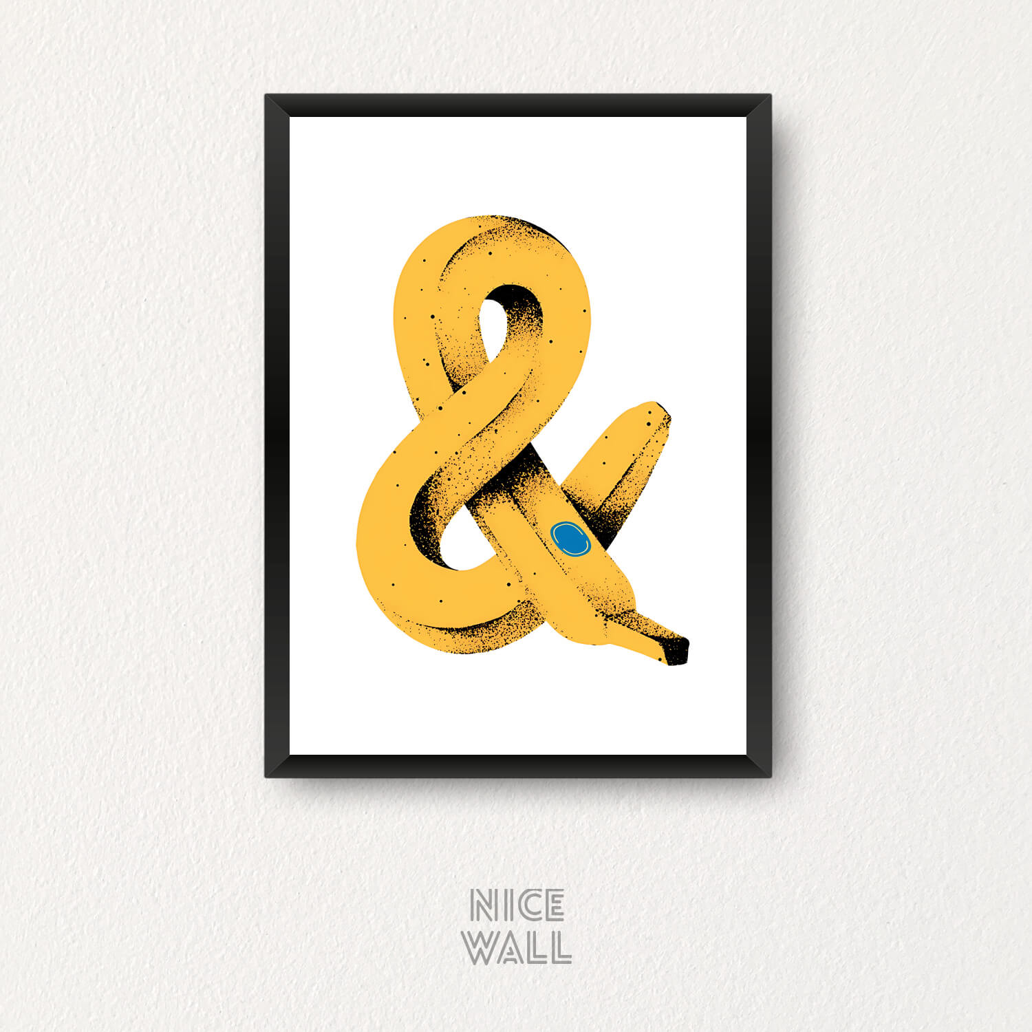 Cuadro Ampersand Banana