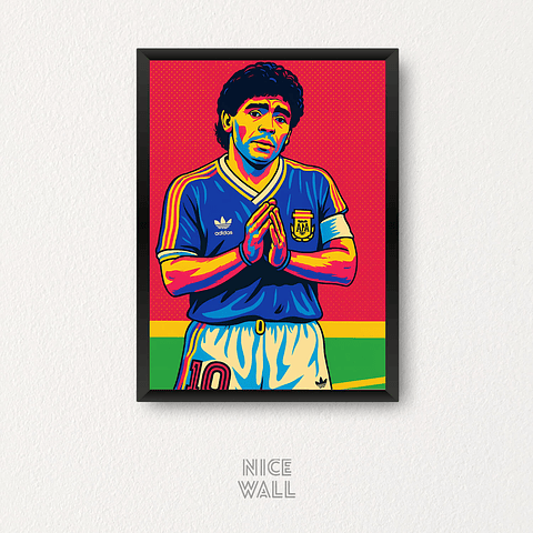 Cuadro Diego Maradona 90
