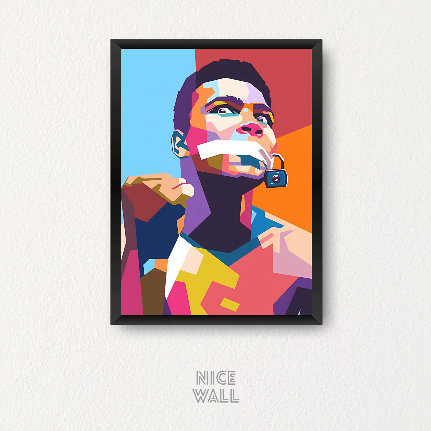 Cuadro Muhammad Ali Colores