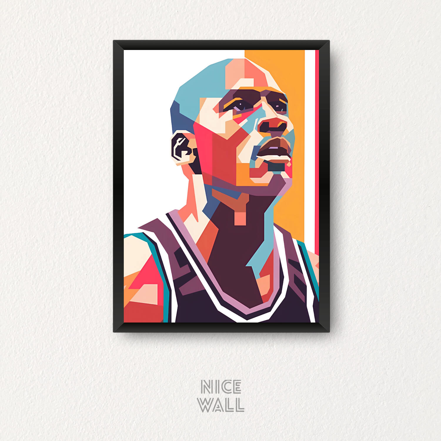 Cuadro Michael Jordan Colores