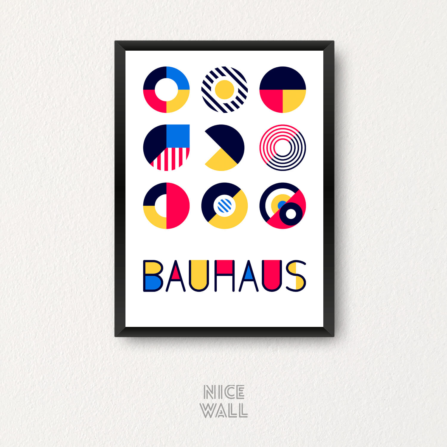 Cuadro Bauhaus Colores