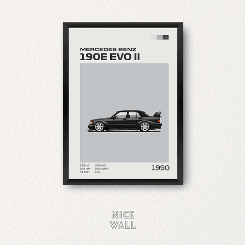 Cuadro Mercedes Benz 190E EVO 2