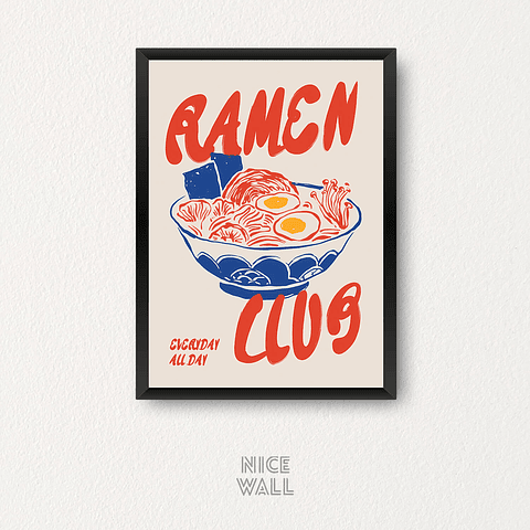 Cuadro Ramen Club