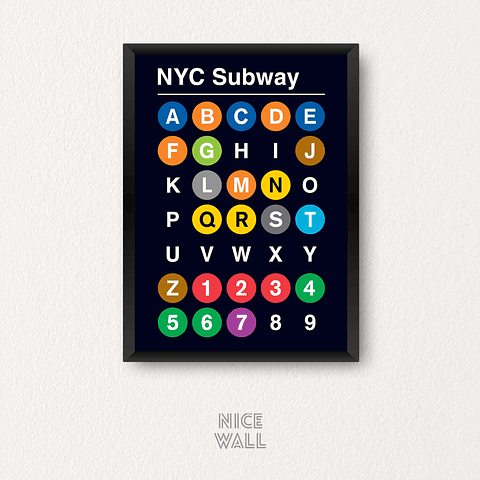 Cuadro NYC Subway