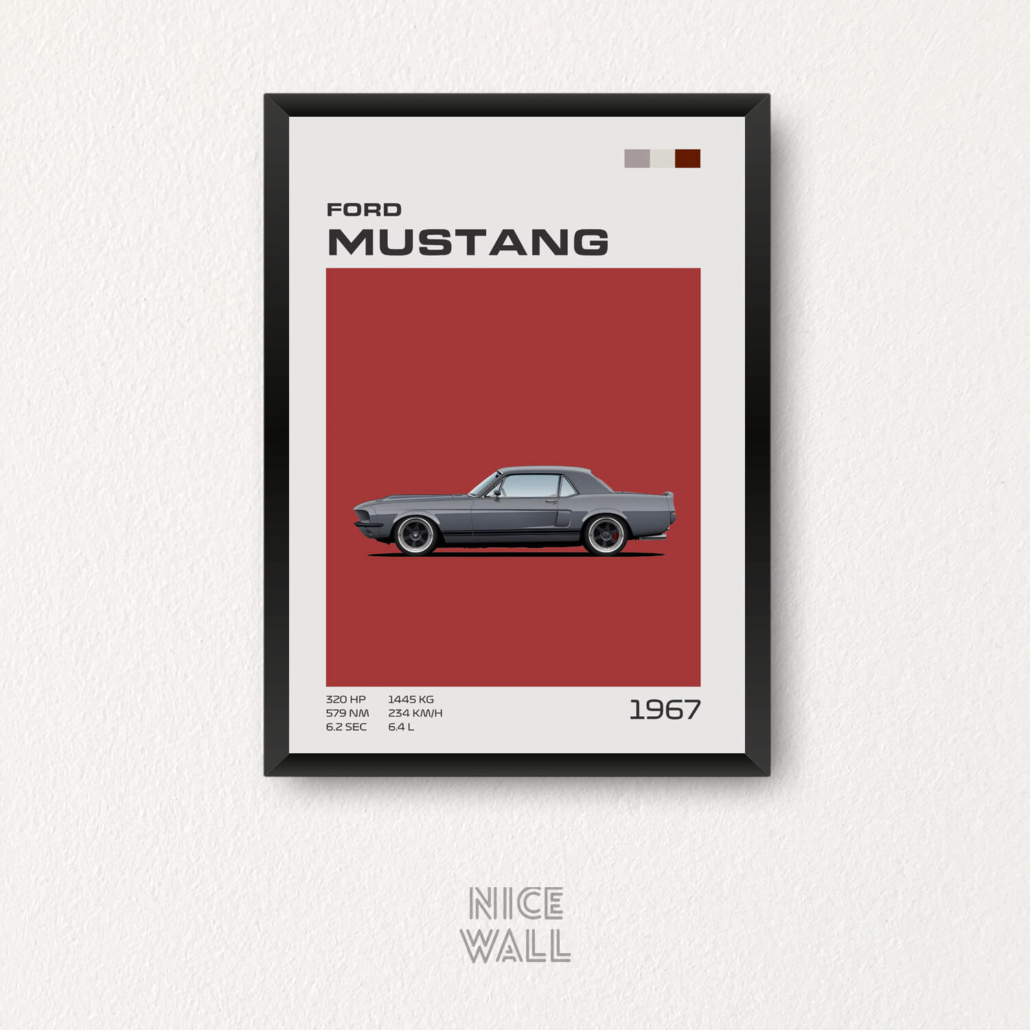Cuadro Ford Mustang 1967