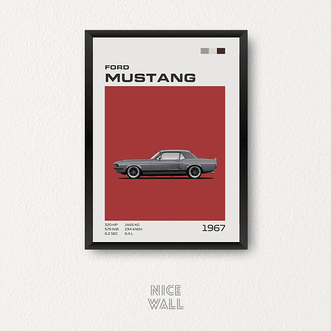 Cuadro Ford Mustang 1967