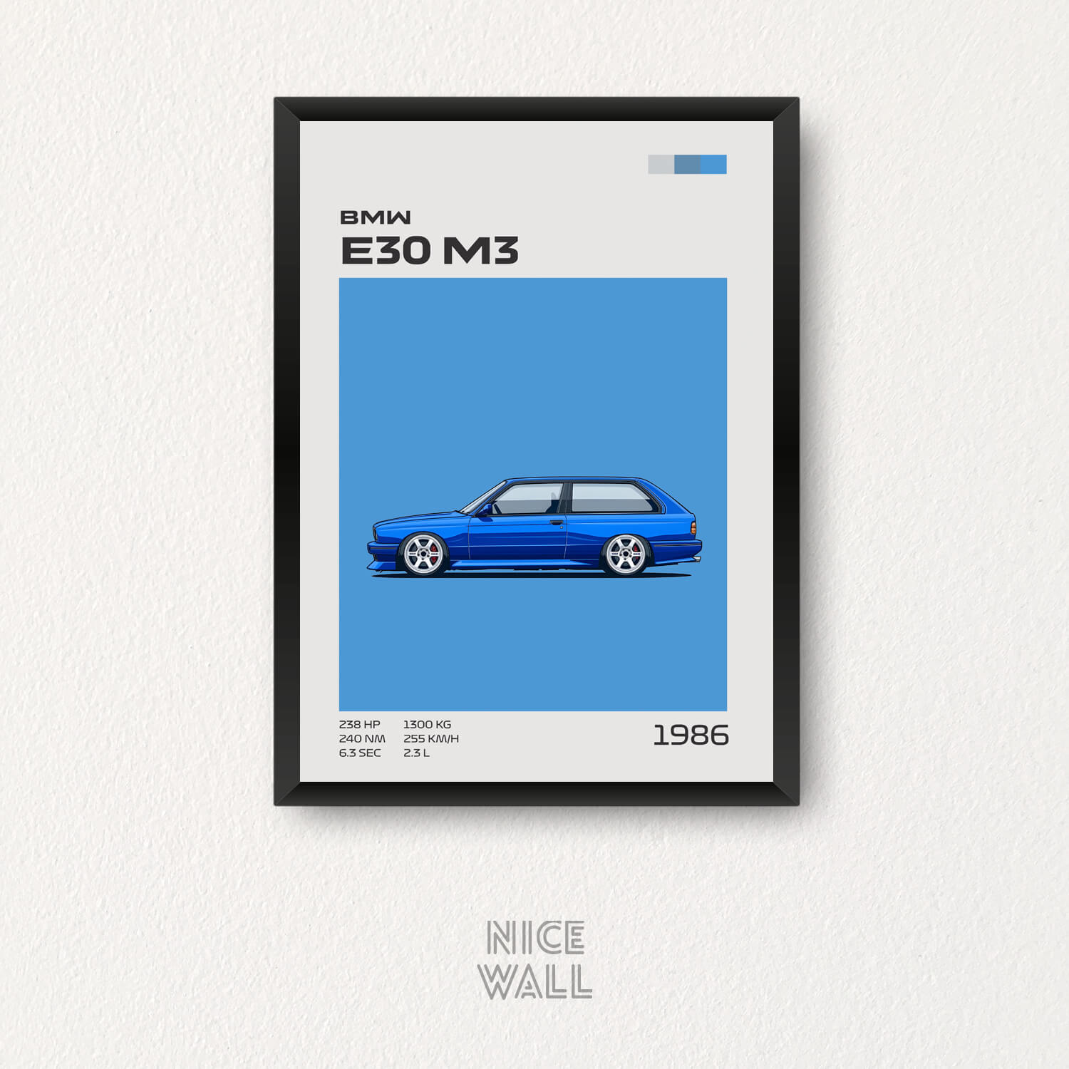Cuadro BMW E30 M3 1986