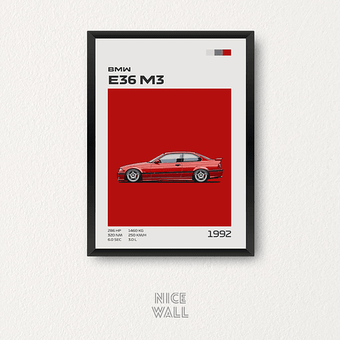 Cuadro BMW E36 M3 1992