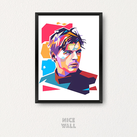 Cuadro Max Verstappen Colores