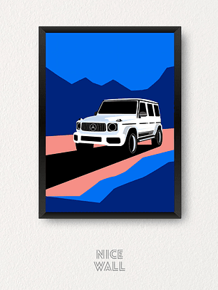 Cuadro Mercedes Benz G63 Ilustración